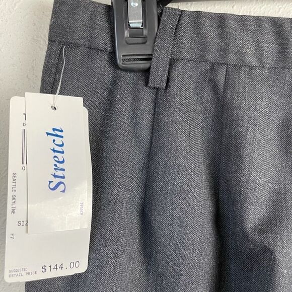 NWT Pendleton Gray Wool Stretch Slacks Size 8 - Picture 6 of 6